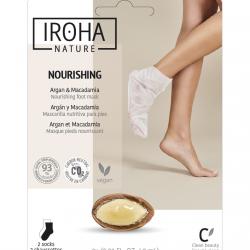 Iroha Nature - Calcetines Nutritivos Con Aceite De Argán Y Macadamia