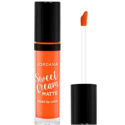 Jordana - Labial Líquido Mate Sweet Cream Ed. Halloween - 15: Twisted Tangerine