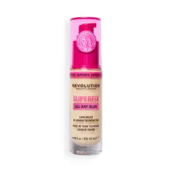 Makeup Revolution - Base de maquillaje Superfix 16H Blur - F0.2N