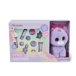 MARTINELIA Beauty Teddy Set 1 und Kit de Maquillaje Infantil y Peluche Little Unicorn