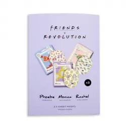 Revolution - *Friends X Revolution* - Pack de 3 mascarillas faciales de tejido - Phoebe, Monica y Rachel