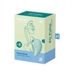 Satisfyer - Estimulador de clítoris Pearl Diver - Menta