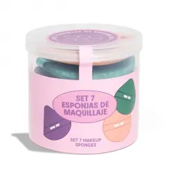 Set 7 Esponjas de Maquillaje 17.5 gr