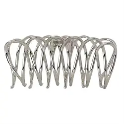 Soho - Pasador De Pelo De Metal Verde Oliva Pinzas y horquillas 1 pieces Plata unisex