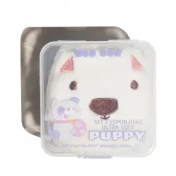 Set 2 Esponjitas Ultra Soft Puppy 6 gr