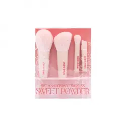 Set 4 Brochas y Pinceles Sweet Powder