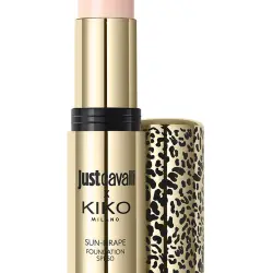 Base de maquillaje en stick SPF 50 Just Cavalli X Kiko Milano Sun-Drape Stick Foundation Spf50 02 Silky Rose