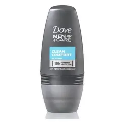 Dove Desodorante For Men Roll On Clean Comfort, 50 ml