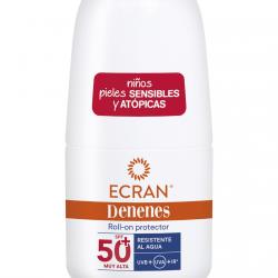 Ecran - Protector Solar En Roll-on Denenes SPF 50 Para Pieles Sensible Y Atópicas