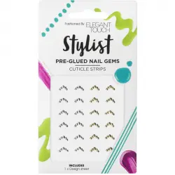 Elegant Touch - Pegatinas para uñas Pre-glued - Cuticle Strips