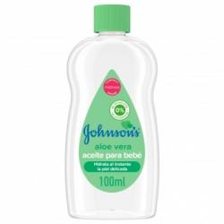 Johnson´s Johnson's Baby Aloe Vera Aceite Hidrata y Nutre al Instante, 100 ml