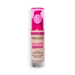 Makeup Revolution - Base de maquillaje Superfix 16H Blur - F0.5C