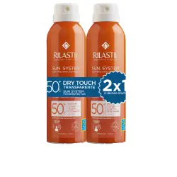 Protector Solar En Spray SPF50+ Transparente De Tacto Seco Pack 2 x 200 ml