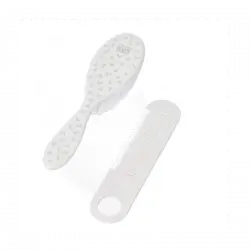 Set De Cepillo Y Peine Blanco