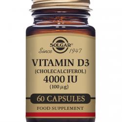 SOLGAR - 60 Cápsulas Vegetales Vitamina D3