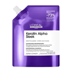 Champú profesional sin sulfatos Keratin Alpha Sleek 500 ml