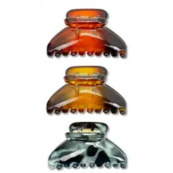 ¡33% DTO! Oh My Hair Set de 3 Pinzas Carey Colores Varios