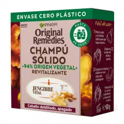 Garnier - Champú Sólido Revitalizante Original Remedies Jengibre Vital