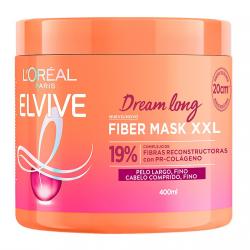 L'Oréal Paris - Mascarilla Capilar Fiber Mask XXL Dream Long Elvive