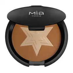 Mia Make Up - Cosmic Glow Polvo Bronceador con Iluminador Contouring 20 g 13