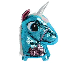 Mochila Lentejuelas unicornio 1 pz