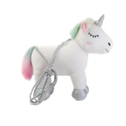Mochila Peluche forma de unicornio 1 pz