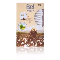 Nature Ecocert bastoncillos cartón algodón orgánico 200 pz