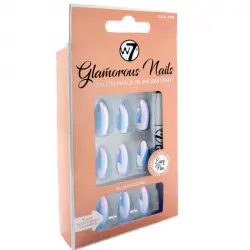 W7 - Uñas postizas Glamorous Nails - Cool Dive