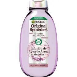 Original Remedies Champú Rellenador Infusión de Agua de Arroz - Almidón 400 ml