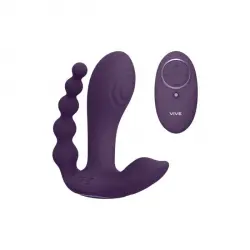 ¡37% DTO! Vive by Shots Kata Vibrador de Doble Penetración con Ondas de Pulso y Vibración 160 gr