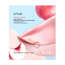 Anua - Mascarilla iluminadora con colágeno Peach 70
