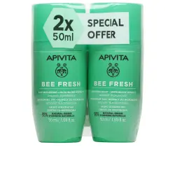 Bee Fresh desodorante roll-on 24h respeta el microbioma pack 2 x 50 ml