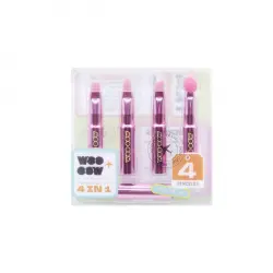 Eyebrush Kit de Brochas 4 en 1  Woo oow