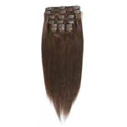 Fashiongirl - Extensiones Con Clip Fashiongirl #60 Rubio Platino - 65 Cm Extensiones de cabello 1 pieces Negro unisex