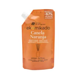 La Casa de los Aromas - Ambientador mikado recarga 200 ml - Canela Naranja