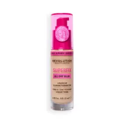 Makeup Revolution - Base de maquillaje Superfix 16H Blur - F2NC