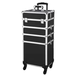UNIQ - Carro De Maquillaje/neglé 4-i-1 Classic XL Organizadores de maquillaje 1 pieces Negro
