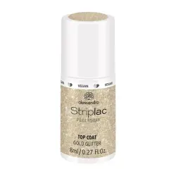 Alessandro - Striplac Top coat 8 ml 48318 - Gold Glitter