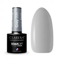 Claresa - Esmalte semipermanente Soak off - 206: Gray