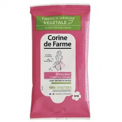 CORINE DE FARME - Toallitas Ântimas Suaves Fibras Vegetales Cuidado Íntimo 1 pieces female