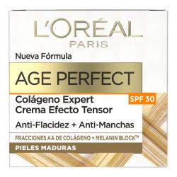 L'Oréal Paris - Crema Antiflacidez Y Antimanchas Pieles Maduras SPF 30 Age Perfect Crema