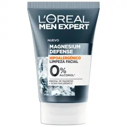 Loreal Paris - Limpiador facial Magnesium Defense Men Expert - Piel sensible