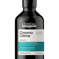 L'Oréal Professionnel - Champú Neutralizante Chroma Crème Con Pigmentos Verdes 300 Ml L'Oreal Professionnel