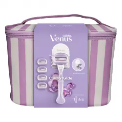 Neceser Venus Comfortglide Maquinilla + Recambios + Soporte Ducha