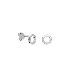 Pendientes de Plata Aro Mini  ByDamacoco
