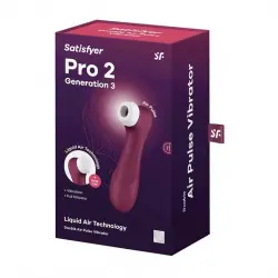 Satisfyer - Estimulador de clítoris Pro 2 Generation 3 App Connect - Burdeo