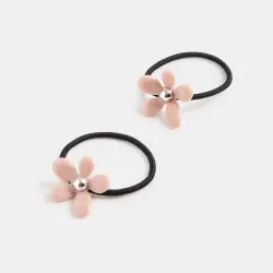 Set 2 Gomas De Pelo Flor Another Love