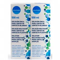 Solupharm Pack Solución √Önica Lentes Contacto 500 ml 500.0 ml