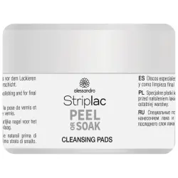 Alessandro - Striplac Peel Or Soak Cleansing Pads Almohadillas Top coat 50 pieces 8 ml