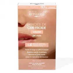 Byphasse - Bandas depilatorias cera fría - Rostro y zonas delicadas